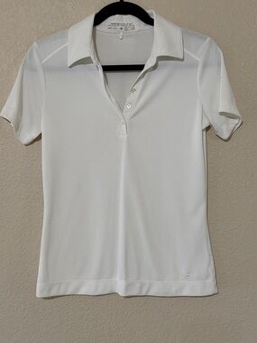 Nike Golf Dri-Fit Women’s White Short Sleeve Polo Shirt - Size S